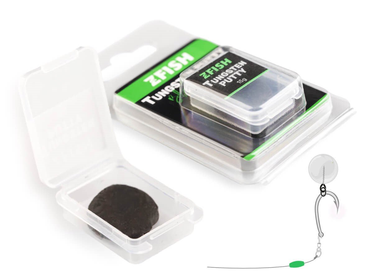 Immagine di ZFISH Tungsten Putty Black, per carpfishing venduto da Carpela